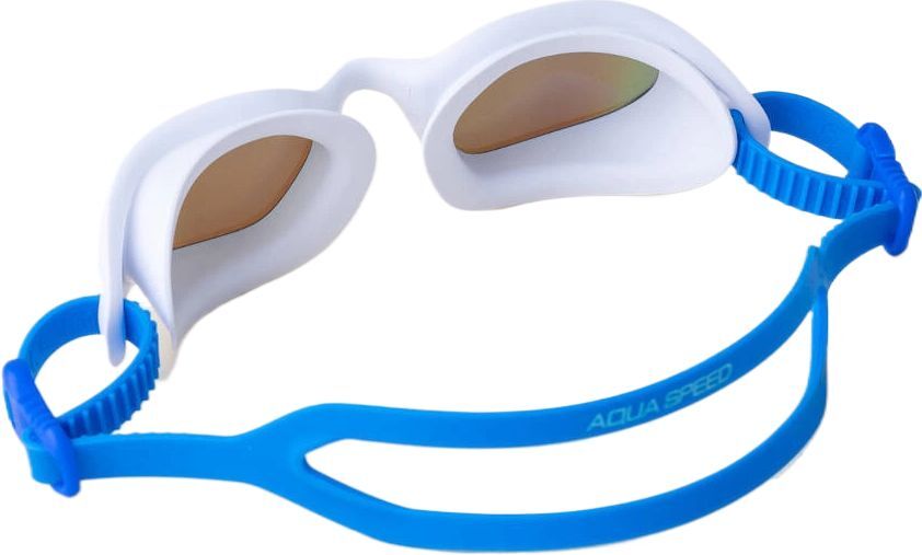 Очки для плавания Aqua Speed EClipsE MIRROR 61414 712-51 OFSM Бело-голубой (5905718614141) фото4