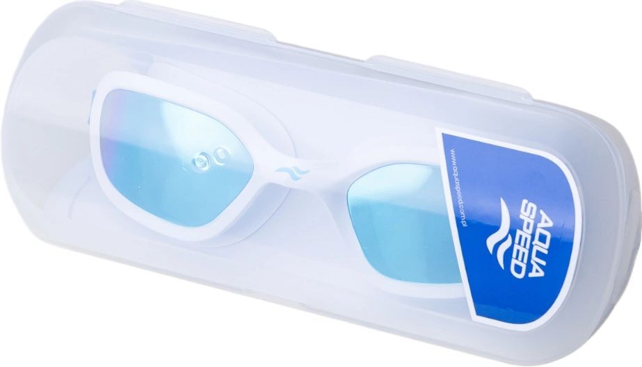Очки для плавания Aqua Speed EClipsE MIRROR 61414 712-51 OFSM Бело-голубой (5905718614141) фото5