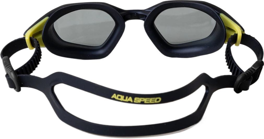 Окуляри для плавання Aqua Speed CYCLONE 61432 714-07 OFSM Темно-синьо-жовтий (5905718614325) фото2
