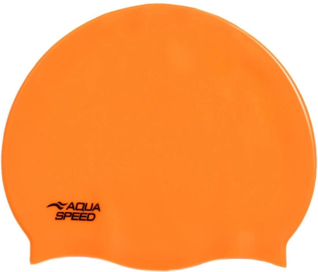Шапочка для плавания Aqua Speed MONO 9117 111-75 OSFM Оранжевый (5908217691170) фото2