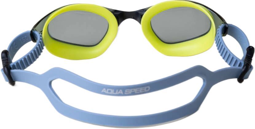 Окуляри для плавання Aqua Speed ZEN 61480 717-38 OFSM Синьо-салатово-блакитний (5905718614806) фото2