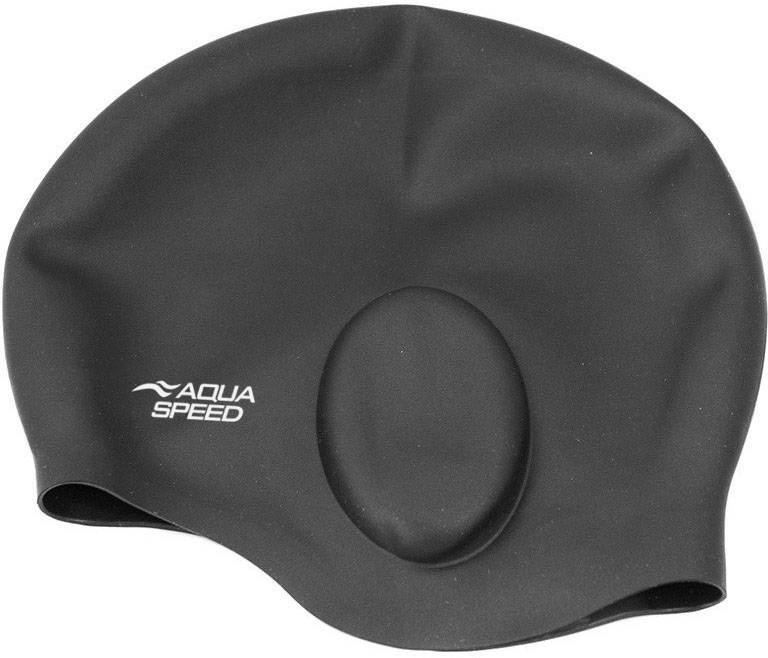 Шапочка для плавания Aqua Speed EAR CAP 5873 128-07 OSFM Черный (5908217658739) фото