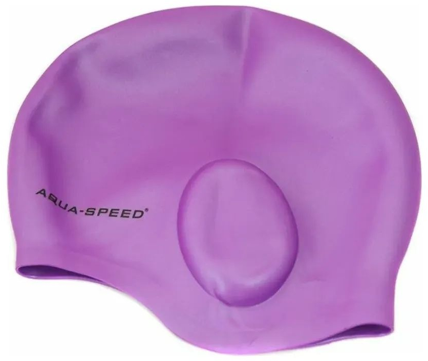 Шапочка для плавания Aqua Speed EAR CAP 5874 128-09 OSFM Фиолетовый (5908217658746) фото2