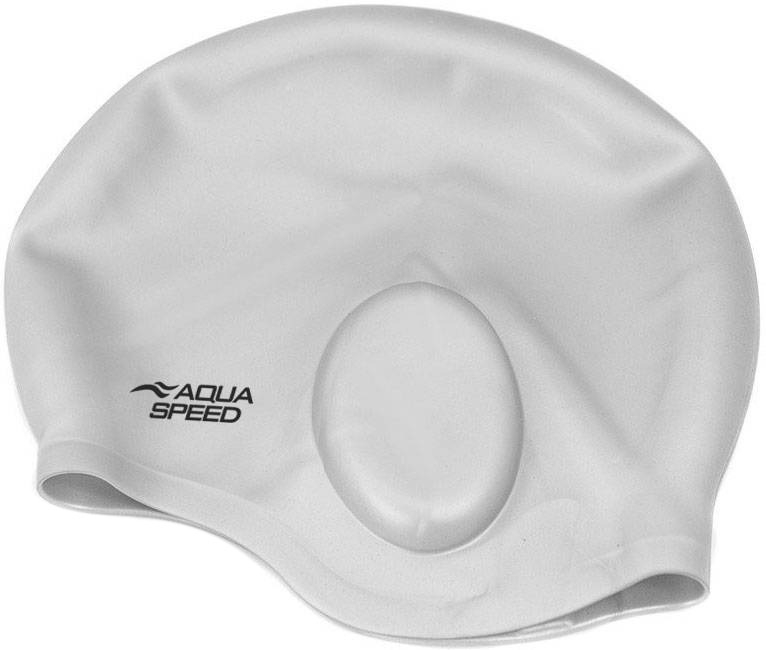 Шапочка для плавания Aqua Speed EAR CAP 5875 128-26 OSFM Серебристый (5908217658753) фото2