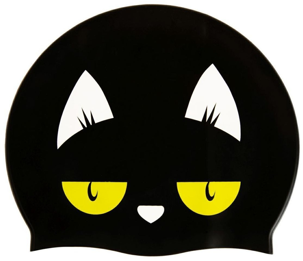 Шапочка для плавания Aqua Speed Kiddie Cat 60649 142-07 OSFM Черный (5905718606498) фото3