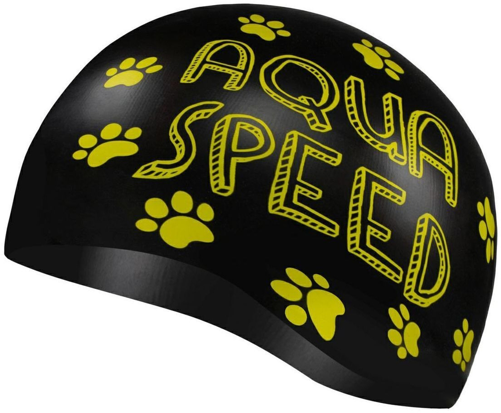 Шапочка для плавания Aqua Speed Kiddie Cat 60649 142-07 OSFM Черный (5905718606498) фото2