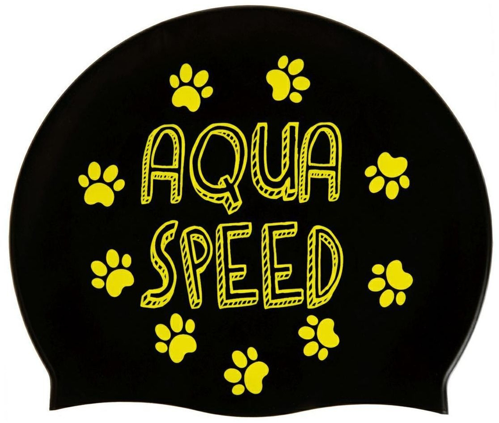 Шапочка для плавания Aqua Speed Kiddie Cat 60649 142-07 OSFM Черный (5905718606498) фото4