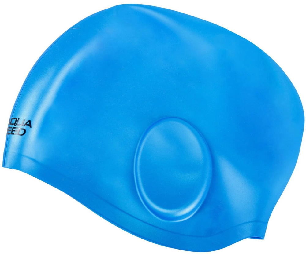 Шапочка для плавания Aqua Speed EAR CAP VOLUME 60469 284-02 OSFM Голубой (5905718604692) фото2