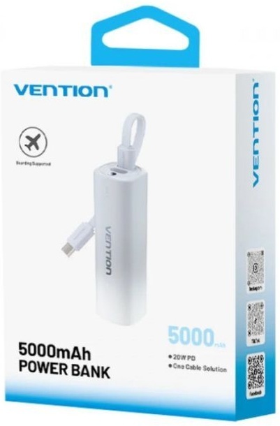 Павербанк Vention 5000mAh 20W PD Gradient Gray фото2
