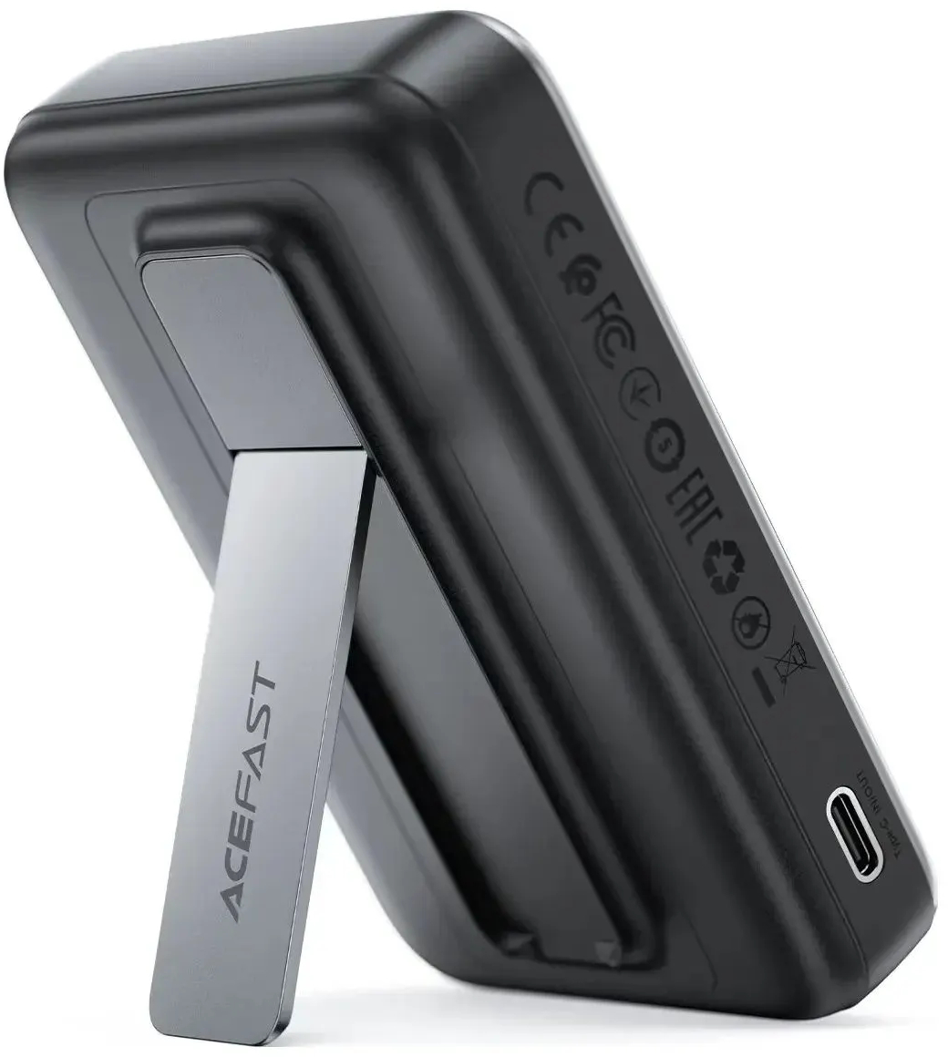 Павербанк Acefast Magnetic Wireless 10000mAh 22.5W M24 Metal Gray фото4