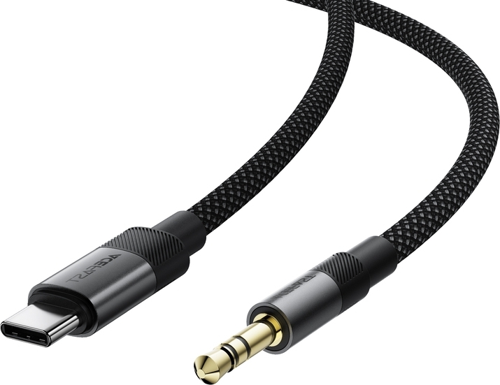 Кабель Acefast USB-C --> 3.5 mm (F) 15cm audio converter J11 black (6974316285274) фото