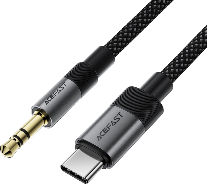 Кабель Acefast USB-C --> 3.5 mm (F) 15cm audio converter J11 black (6974316285274) фото