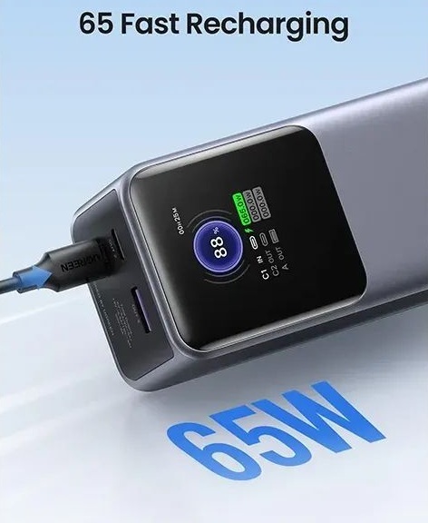 Павербанк Ugreen 20000mAh 130W (PB723) Gray фото4