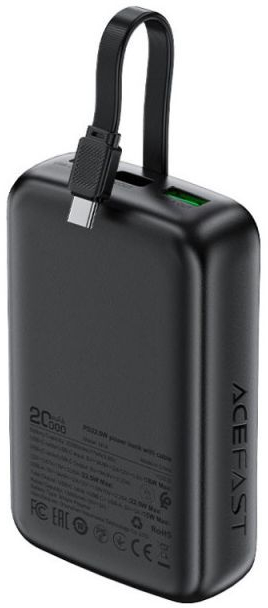 Павербанк Acefast 20000mAh M14 Black фото2