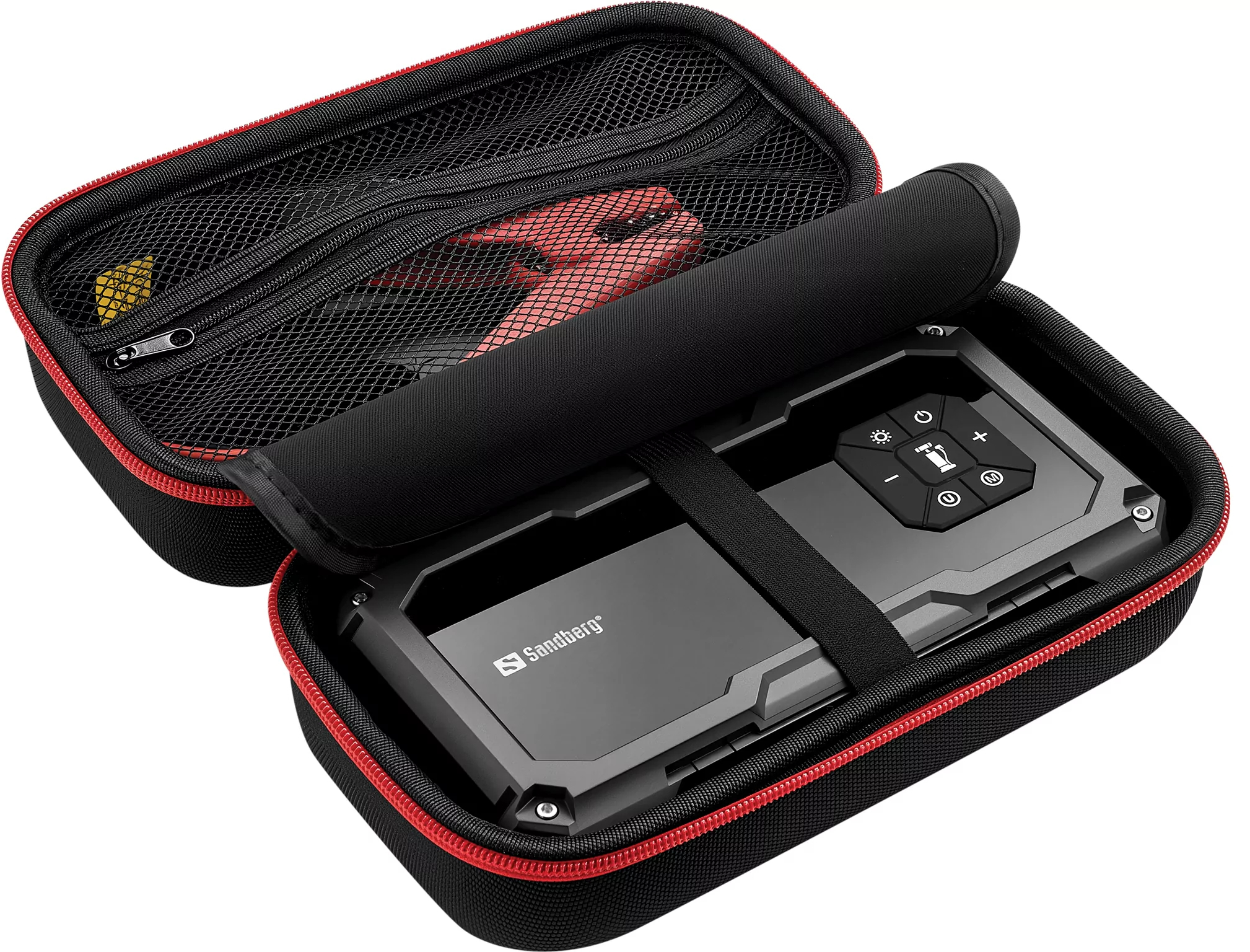 Павербанк Sandberg Car Jumpstarter TirePump 10000 USB-A, USB-C, дисплей фото