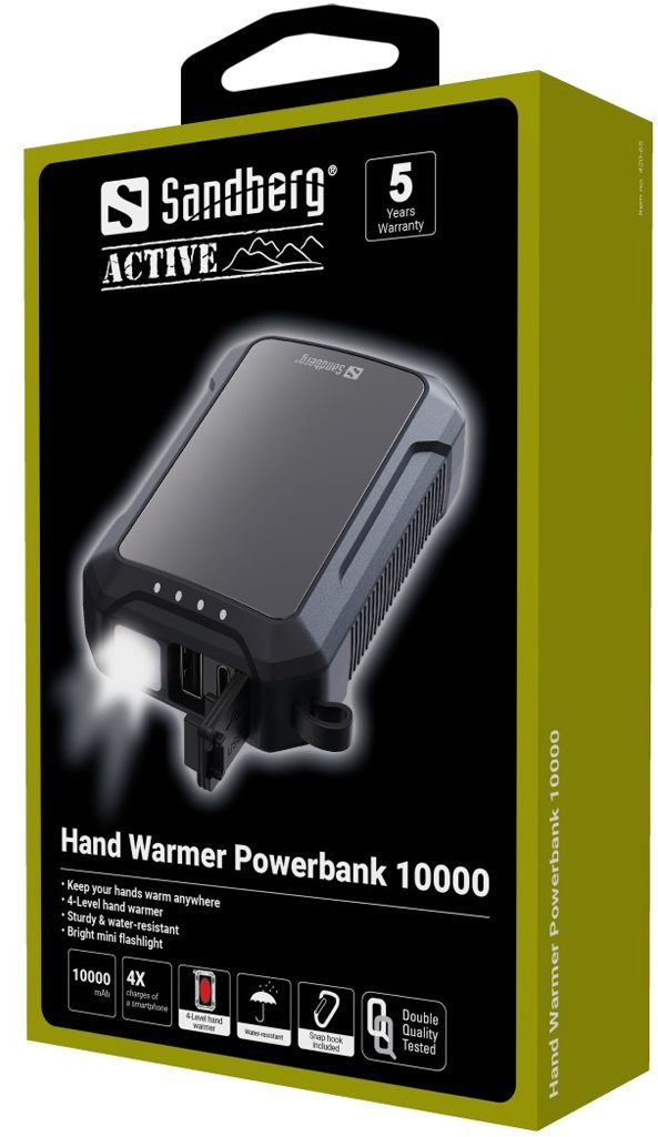 Павербанк Sandberg Hand Warmer 10000mAh фото