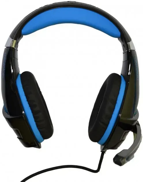 Навушники з мікрофоном Microlab G6 black+blue фото2