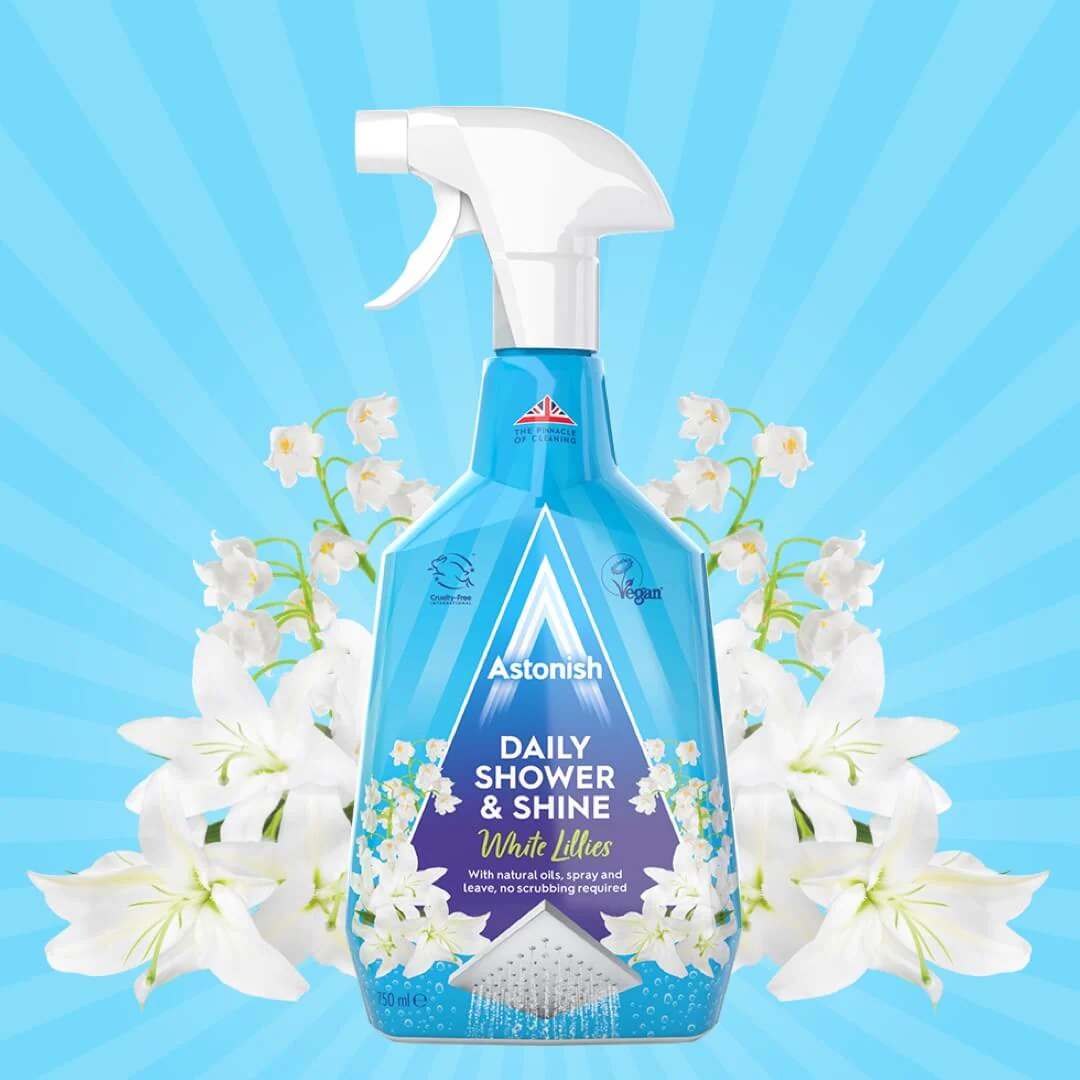 Антибактериальное средство для душевых кабин длительного действия Astonish Daily Shower Cleaner 750 мл фото