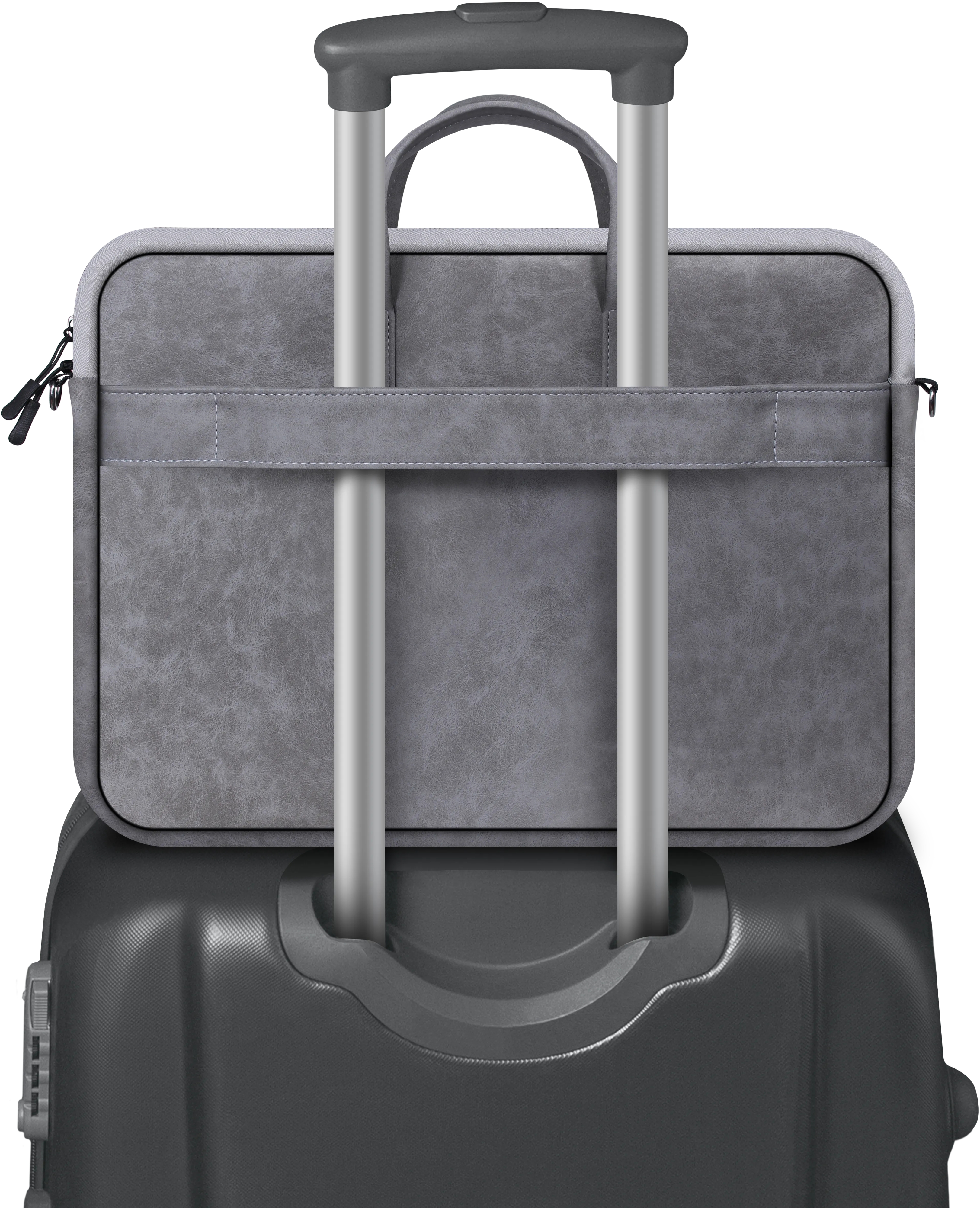 Сумка для ноутбука 15.6'' Defender Solid PU серая фото4