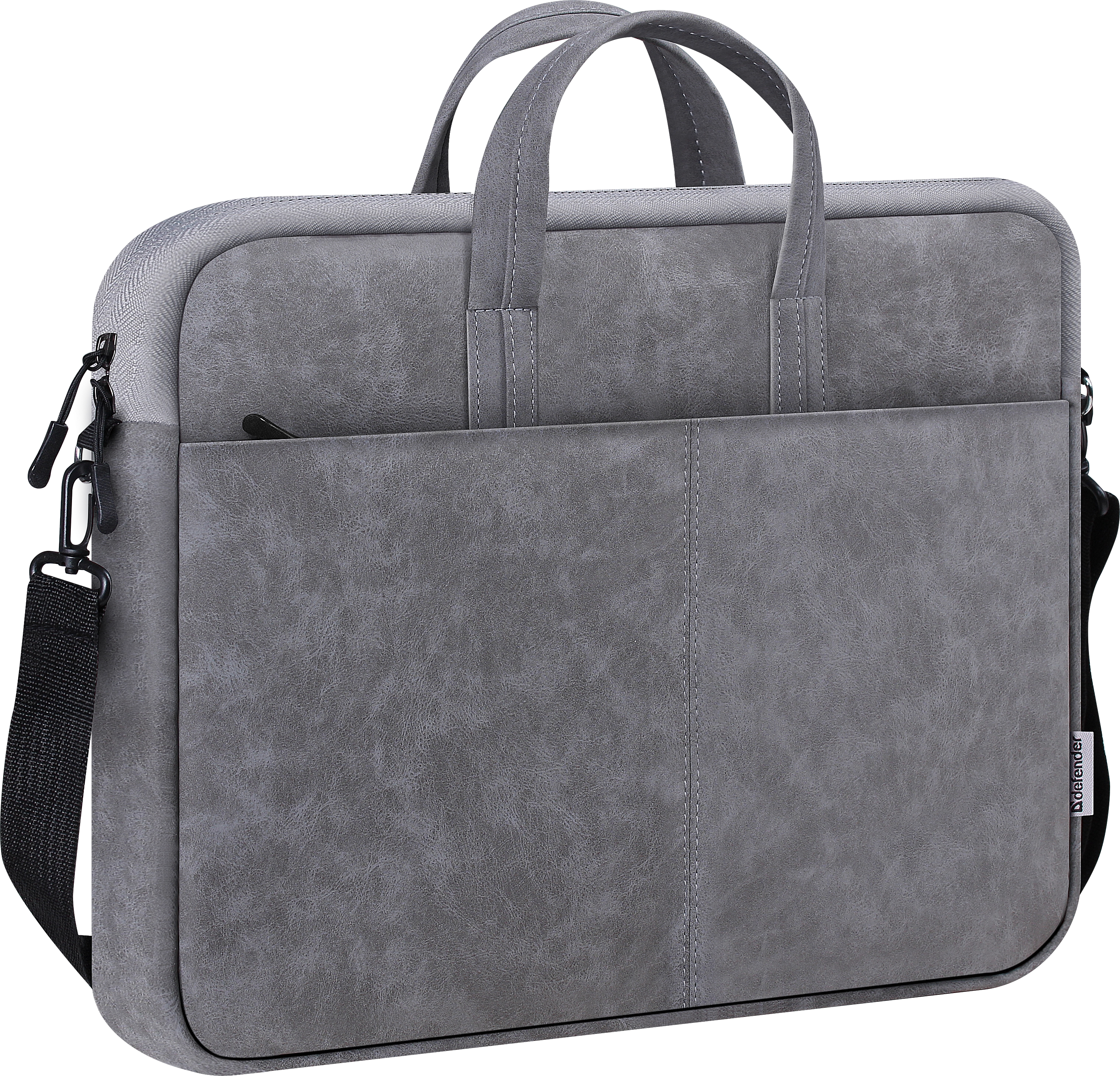 Сумка для ноутбука 15.6'' Defender Solid PU серая фото2