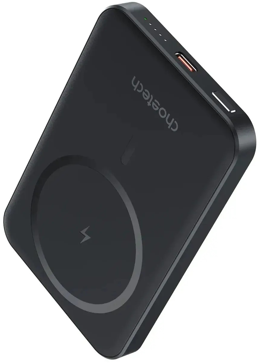 Павербанк Choetech Magnetic Wireless 5000mAh 20W PD Black фото2
