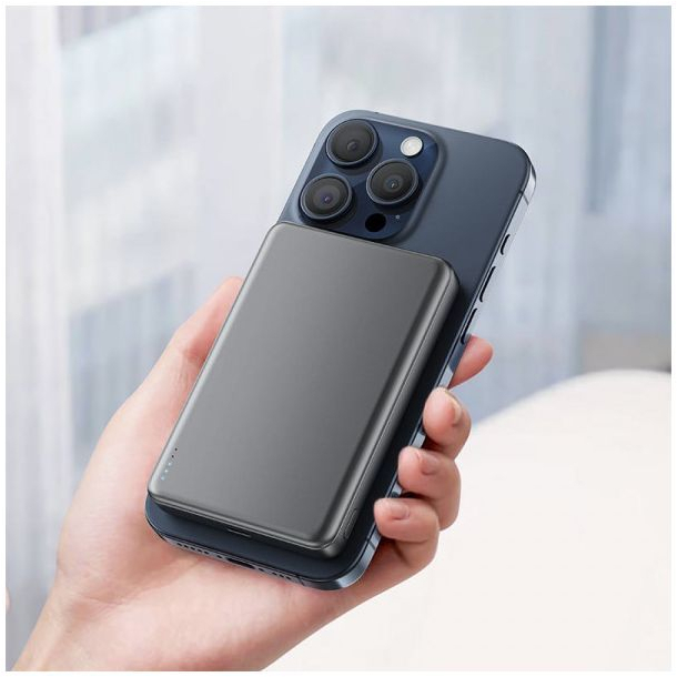 Павербанк Acefast 10000mAh 20W MagSafe PD,QC 3.0, wireless Black фото5