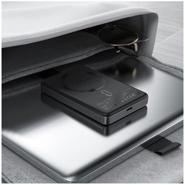 Павербанк Acefast 10000mAh 20W MagSafe PD,QC 3.0, wireless Black фото6