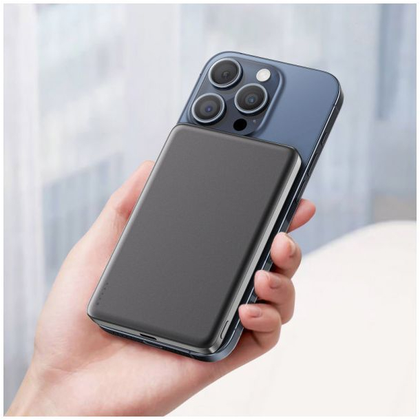 Павербанк Acefast 5000mAh 18W magnetic Wireless Black фото5