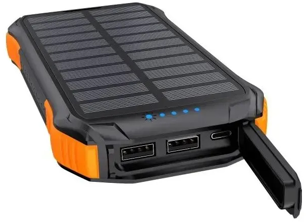 Павербанк Choetech 10000mAh 2USB-A,1xUSB-C Black-Orange фото2