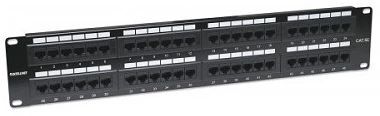 Патч панель 19", 48port, UTP, Cat.5e, 2unit, Intellinet фото2