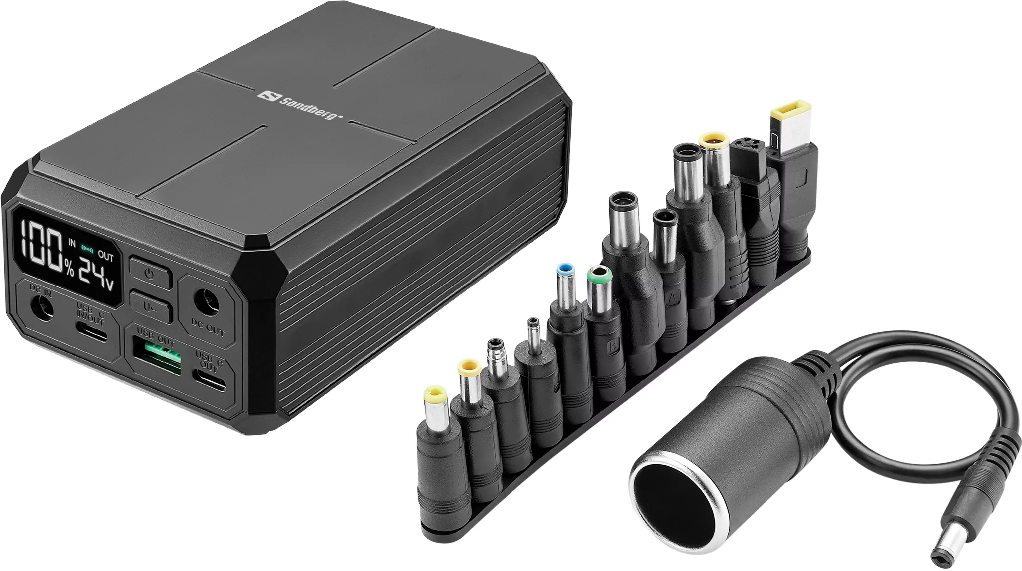 Павербанк Sandberg 27000mAh Laptop 100W Black фото4