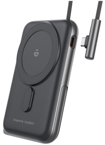 Павербанк Choetech Magnetic Wireless 10000mAh 20W PD Black фото2