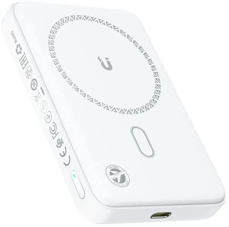 Павербанк Acefast Magnetic Wireless 10000mAh 20W PD M26 White фото2
