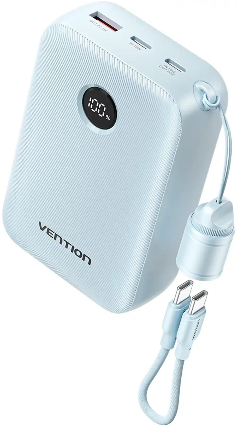 Павербанк Vention 20000mAh 22,5W PD,QC Blue фото2