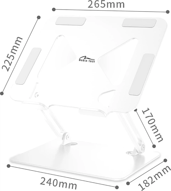 Подставка для ноутбука Laptop Stand 10-17" Media-Tech фото4
