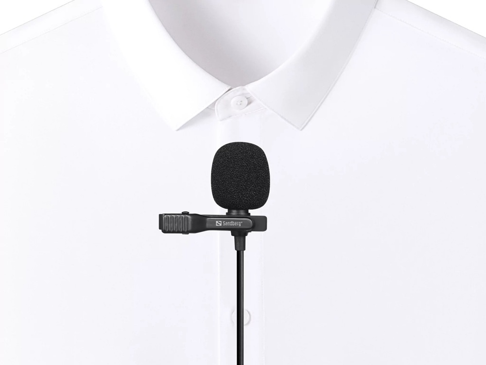Провідний петличний мікрофон Sandberg Streamer USB Clip фото3