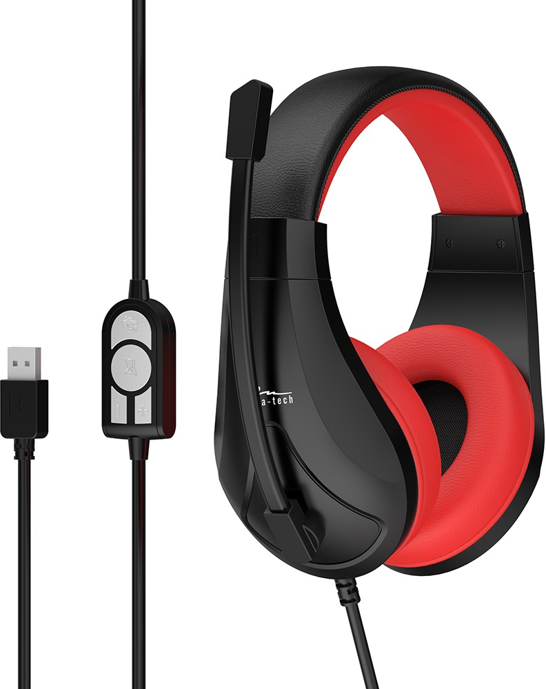 Гарнитура Media-Tech NEMESIS USB Black-Red (MT3574) фото4