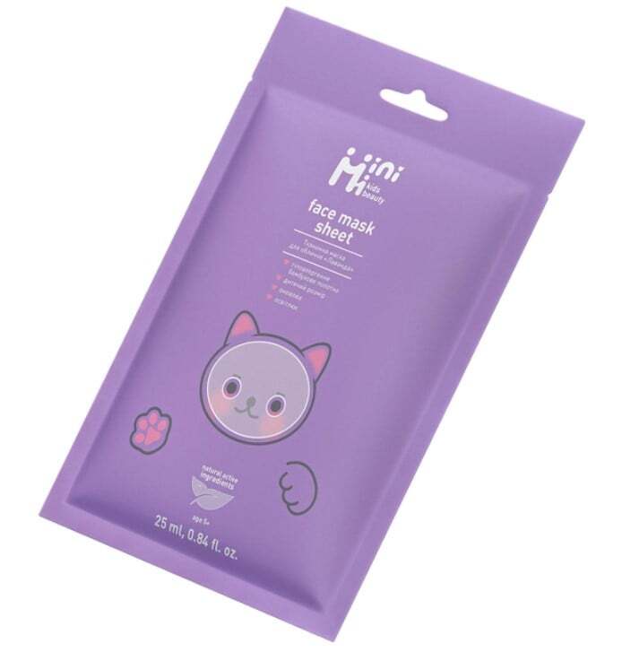 Тканевая маска для лица Minimi kids beauty Лаванда 25 мл фото3