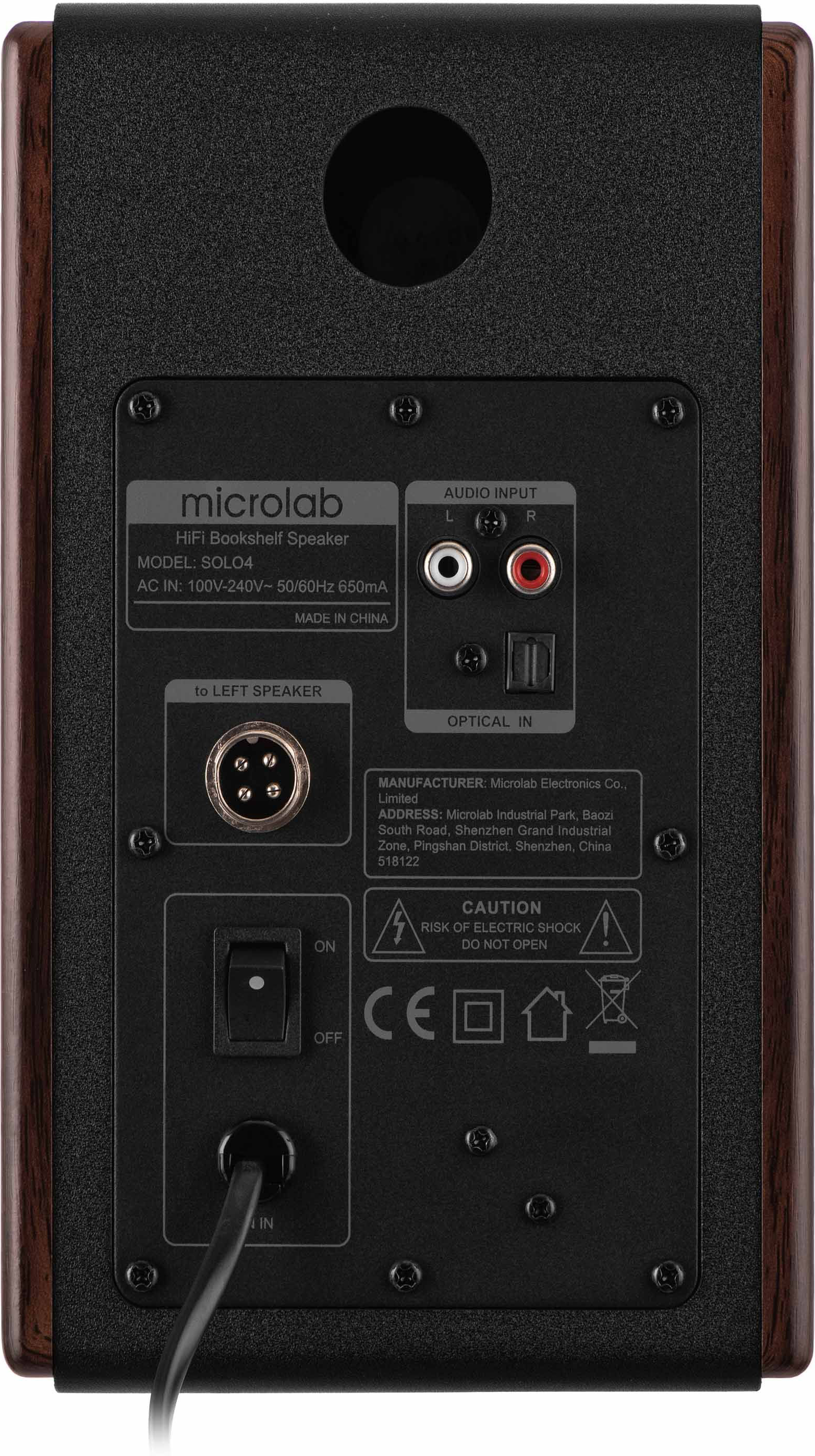 Акустична система 2.0 Microlab SOLO 4, 60Вт, темно-коричнева фото