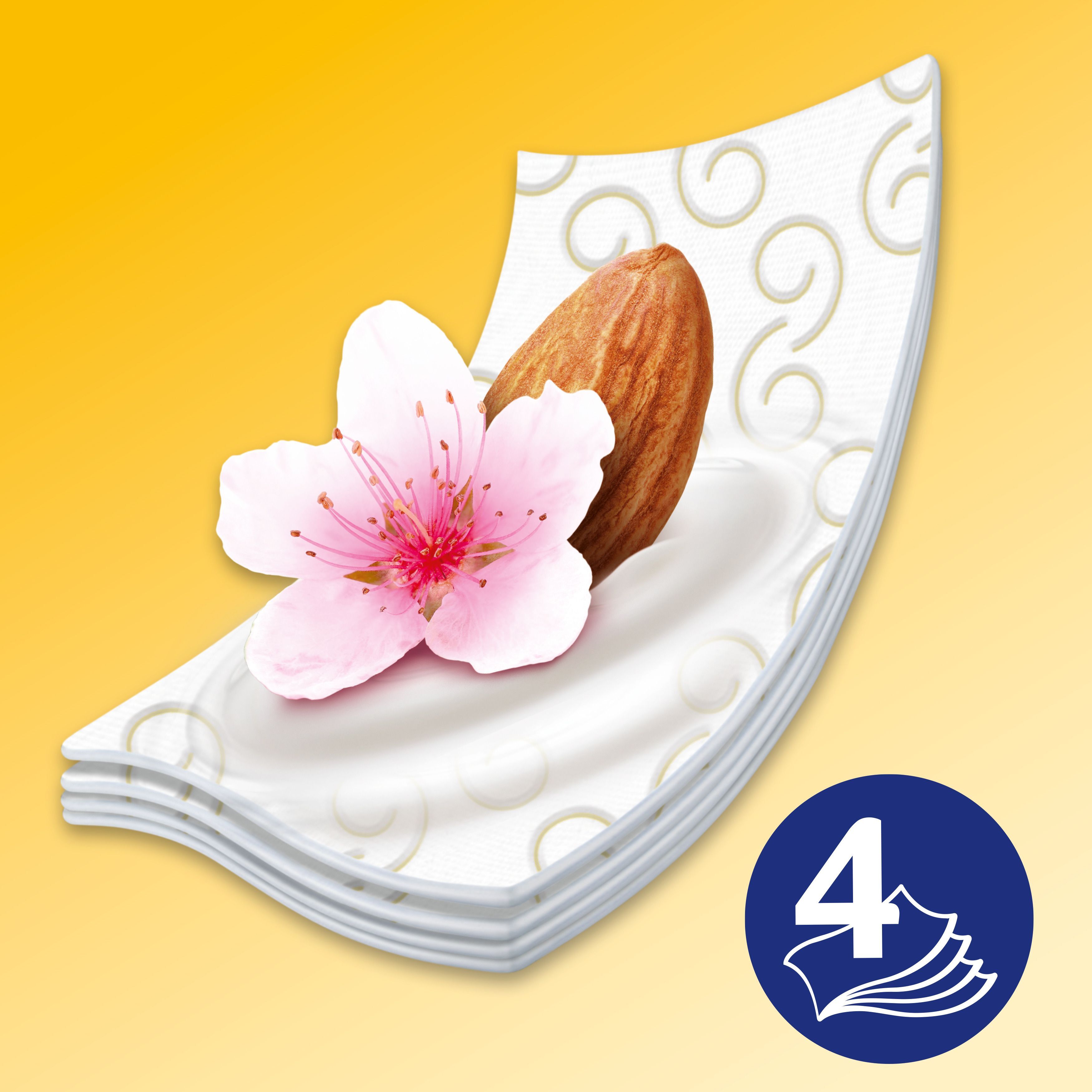 Туалетная бумага Zewa Exclusive Almond Blossom четырехслойная 16 рулонов фото