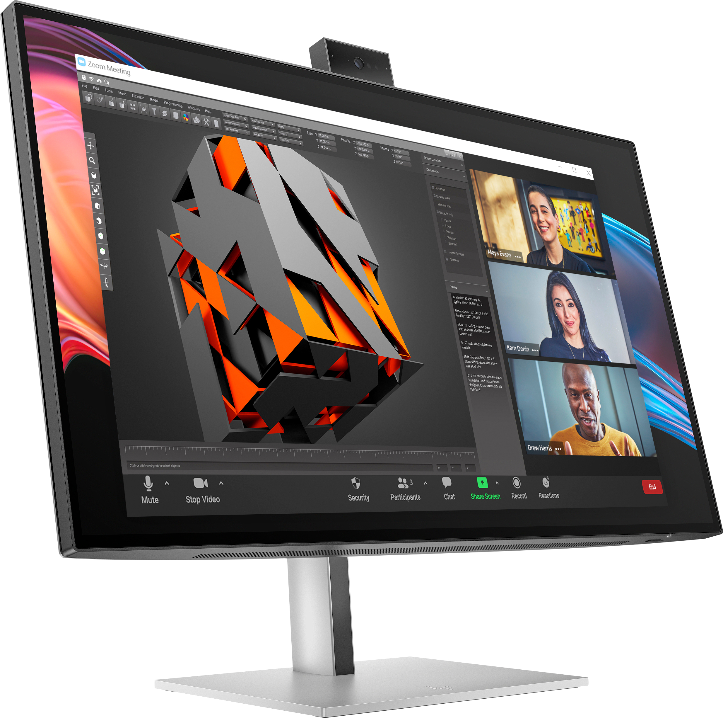 Монитор 27" HP S7 Pro (8K135AA) фото4