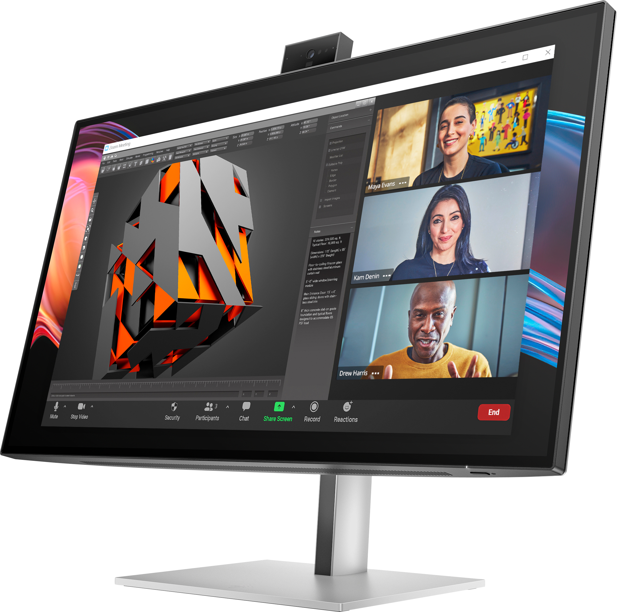 Монитор 27" HP S7 Pro (8K135AA) фото6
