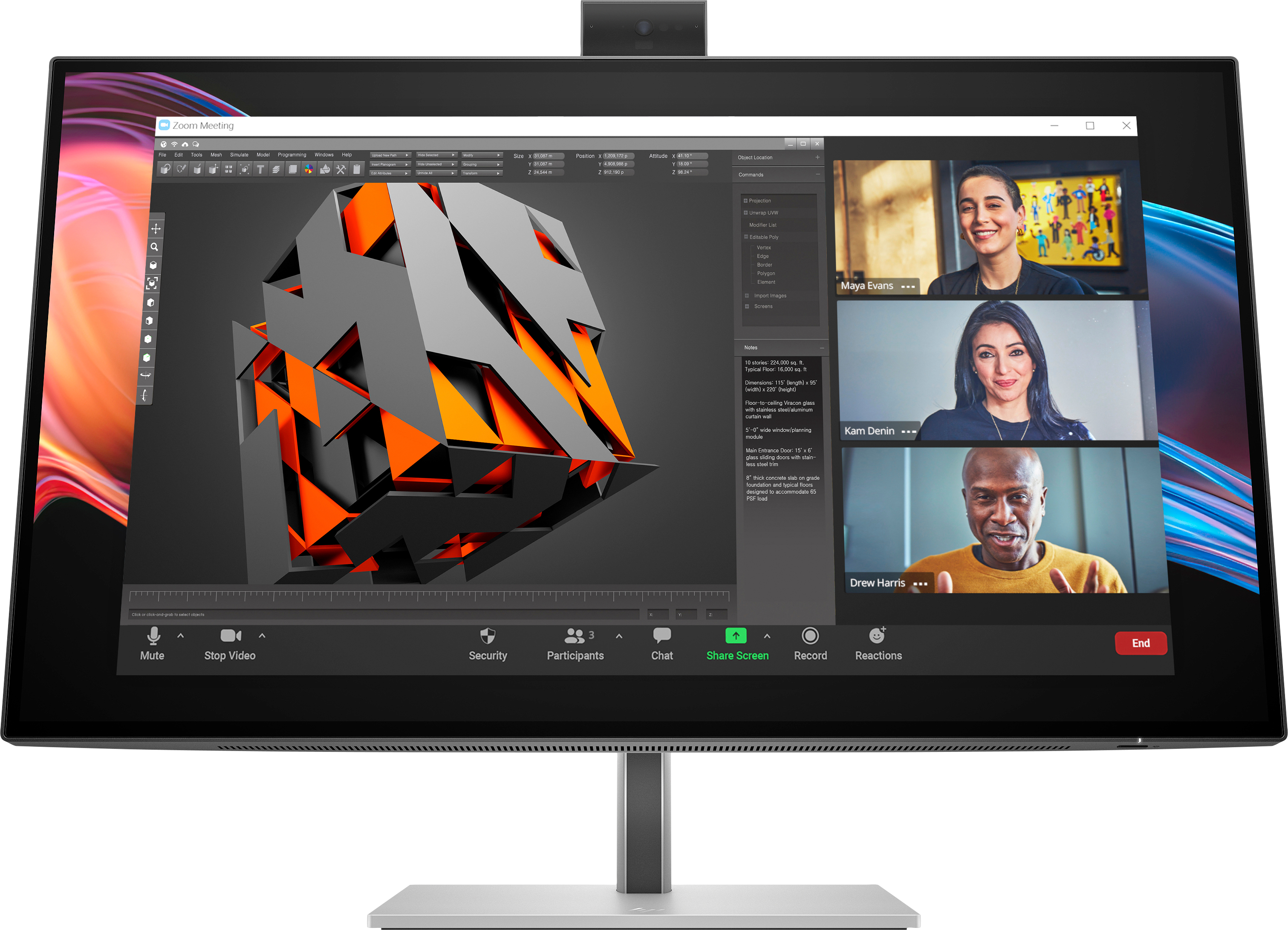 Монитор 27" HP S7 Pro (8K135AA) фото5