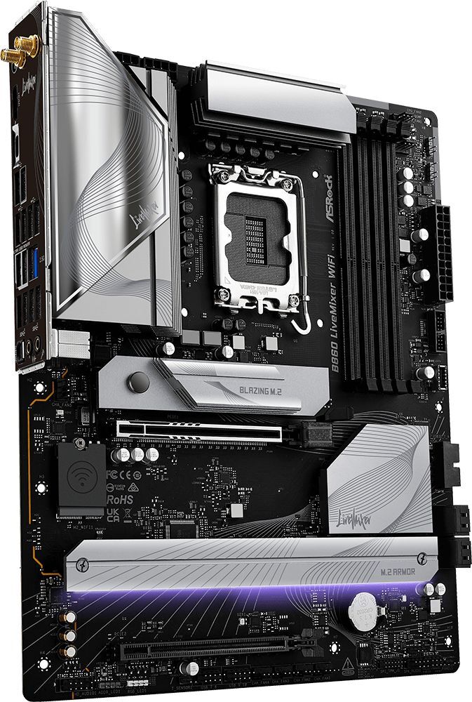 Материнська плата AsRock B860 LiveMixer WiFi фото3