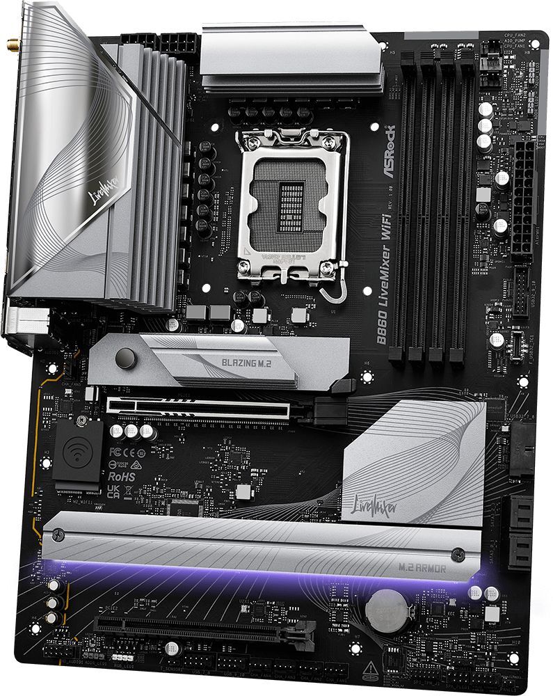 Материнська плата AsRock B860 LiveMixer WiFi фото4