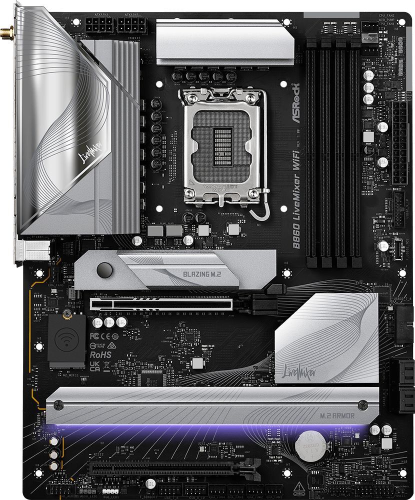Материнська плата AsRock B860 LiveMixer WiFi фото2