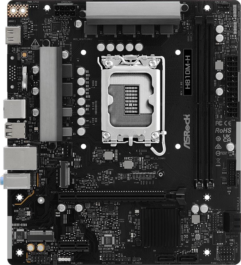 Материнская плата AsRock H810M-H фото2