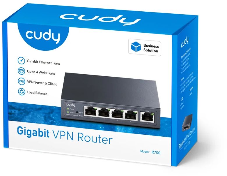 Маршрутизатор Cudy R700, Gigabit Multi-WAN VPN Router фото