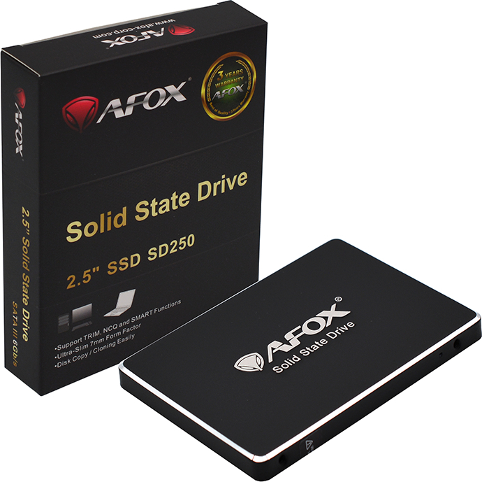 SSD Накопичувач 512Gb AFox 2.5" SATA III 3D NAND, Retail фото6