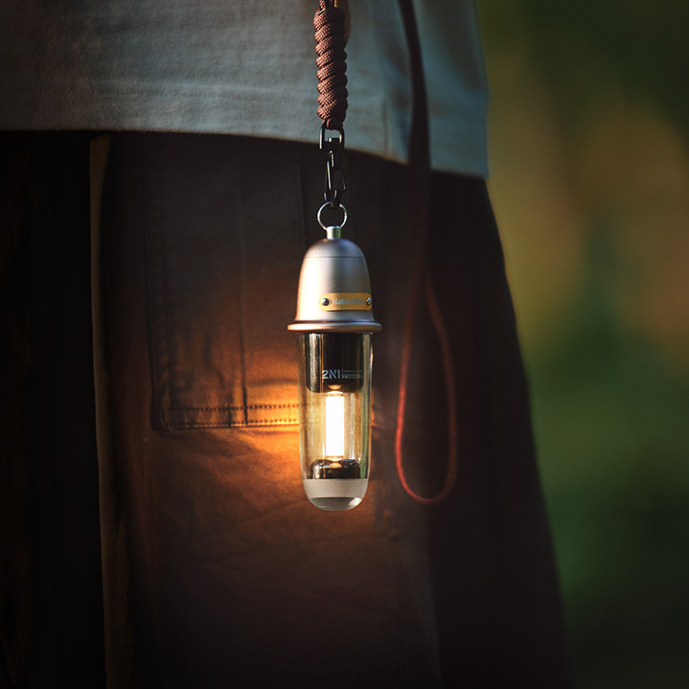 Фонарь кемпинговый Naturehike CNK2350ZM010, 118х39мм, коричневый фото8
